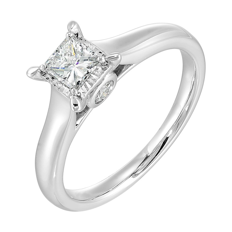 14Kt White Gold Diamond 1/2Ctw Ring