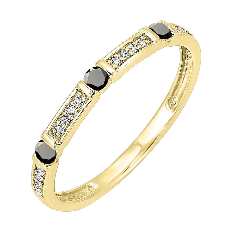 14Kt Yellow Gold Diamond 1/6Ctw Ring