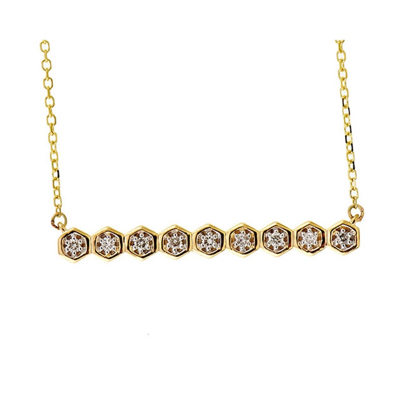 10Kt Yellow Gold Diamond 1/12Ctw Pendant