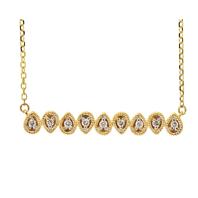 10Kt Yellow Gold Diamond 1/15Ctw Pendant