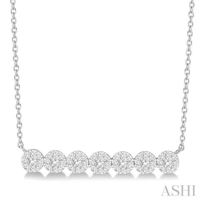 BAR LOVEBRIGHT ESSENTIAL DIAMOND NECKLACE