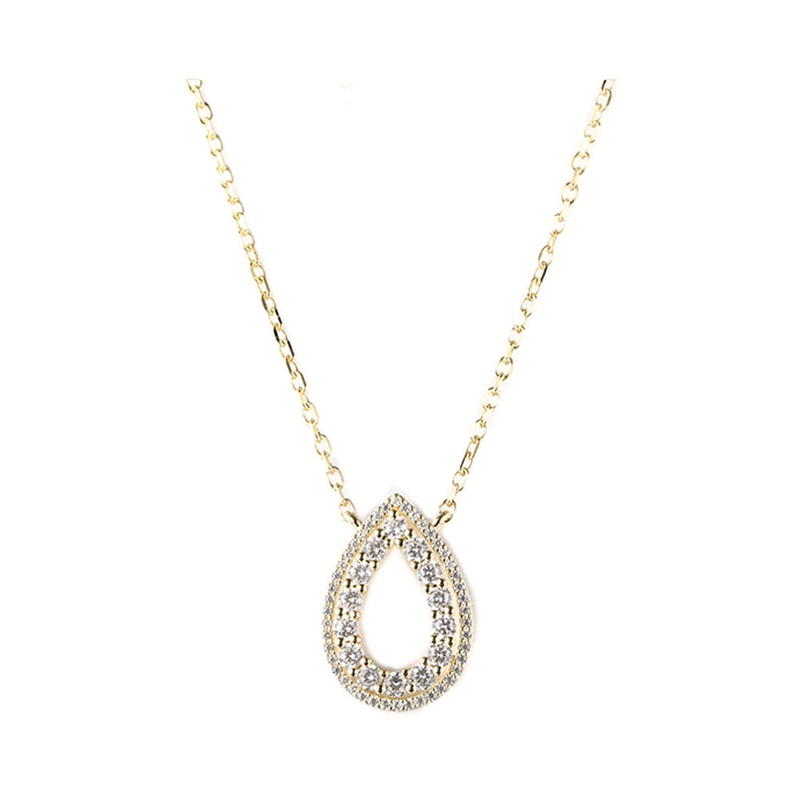 10Kt Yellow Gold Diamond 1/2Ctw Necklace