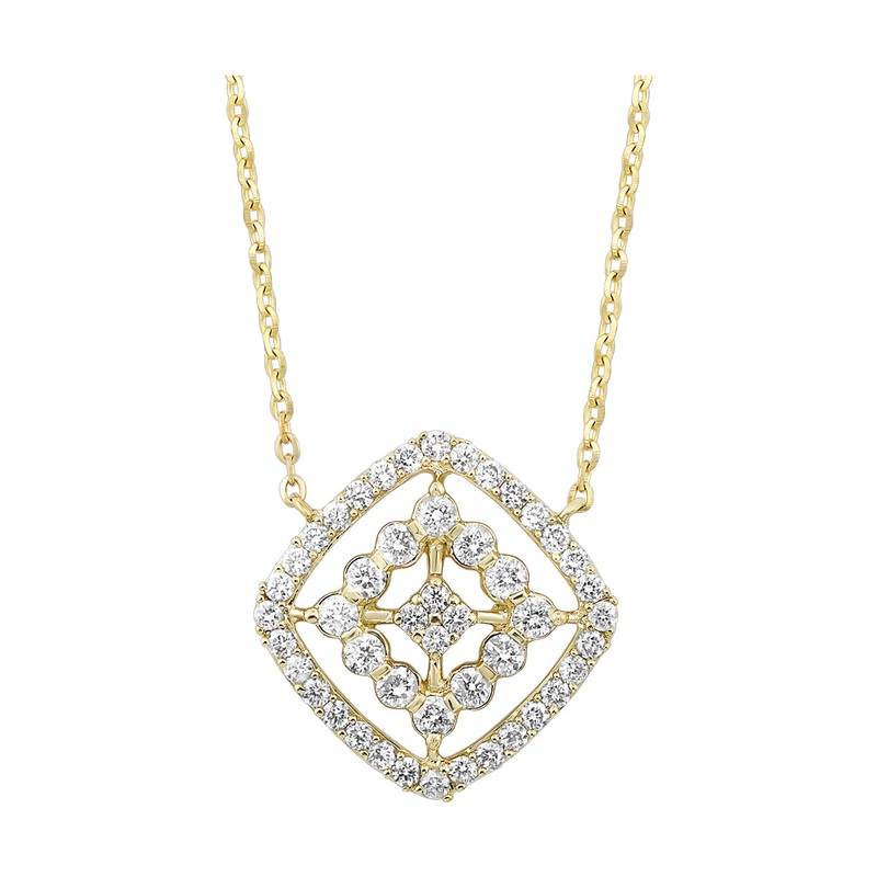 10Kt Yellow Gold Diamond 3/8Ctw Pendant