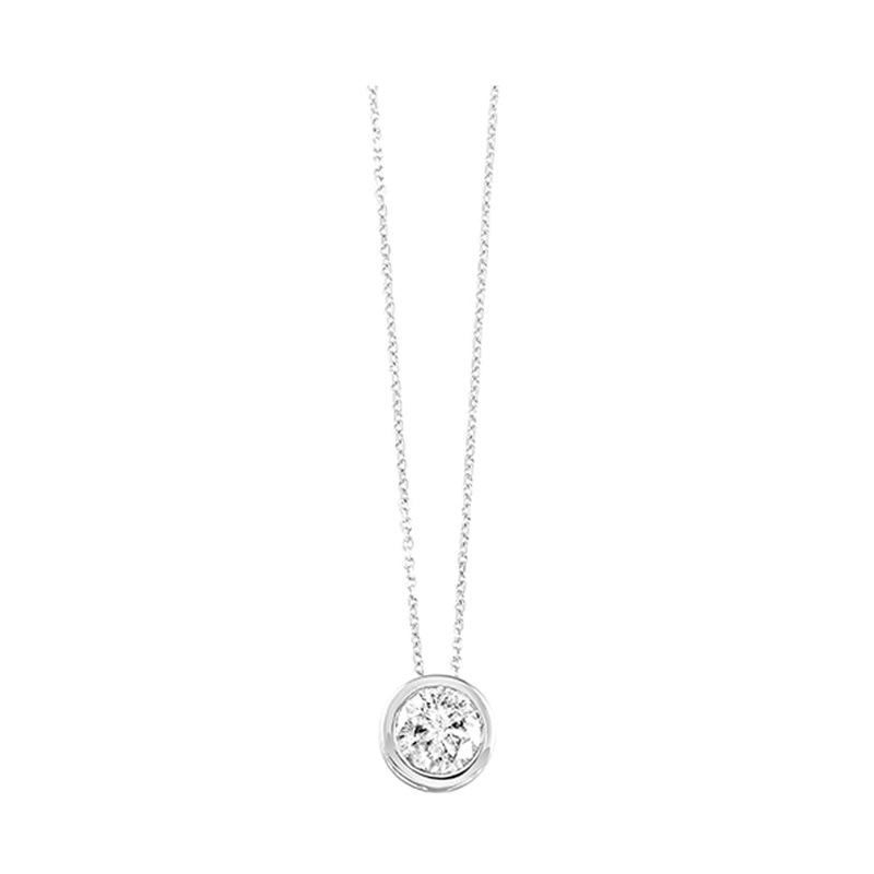 14Kt White Gold Diamond 1 1/2Ctw Pendant
