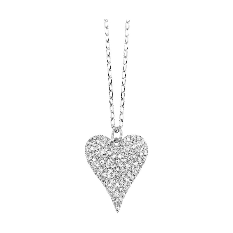 14Kt White Gold Diamond 3/8Ctw Necklace