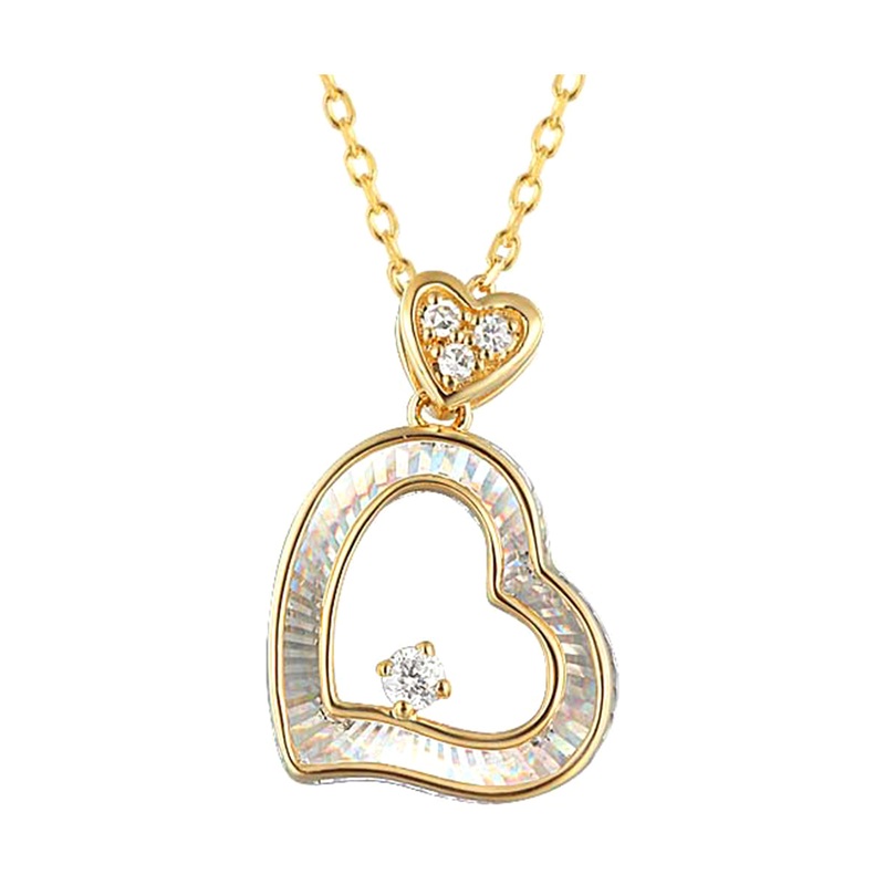 14Kt Yellow Gold Diamond 1/25Ctw Necklace