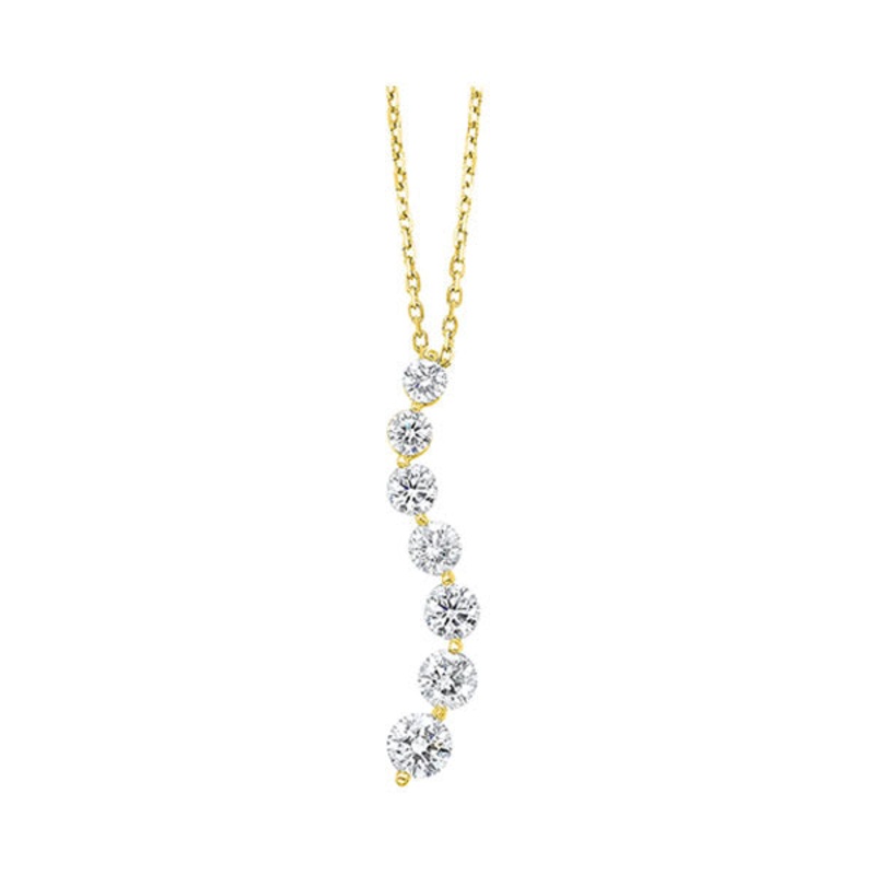 14Kt Yellow Gold Diamond 2Ctw Pendant