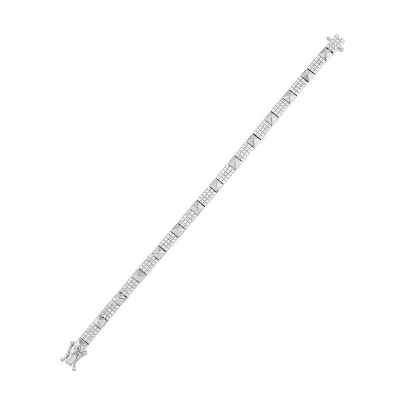 10Kt White Gold Diamond 2Ctw Bracelet
