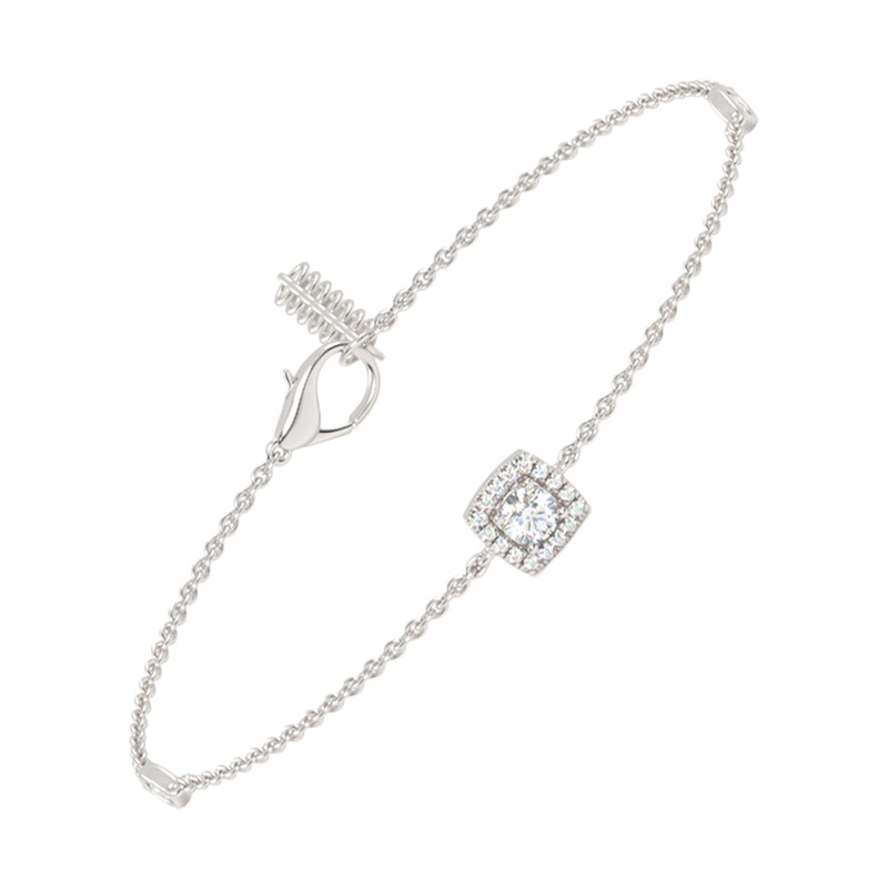 14Kt White Gold Diamond 3/8Ctw Bracelet