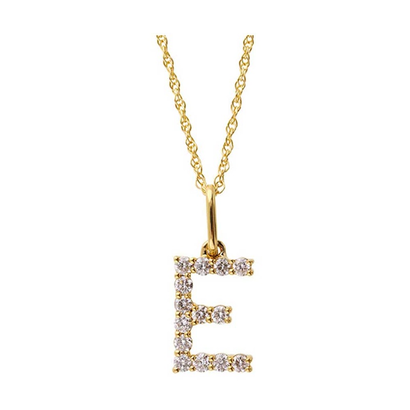 18Kt Yellow Gold Diamond 1/5Ctw Pendant