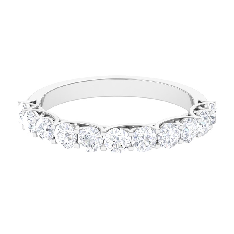 1.25 CT Zircon Half Eternity Ring