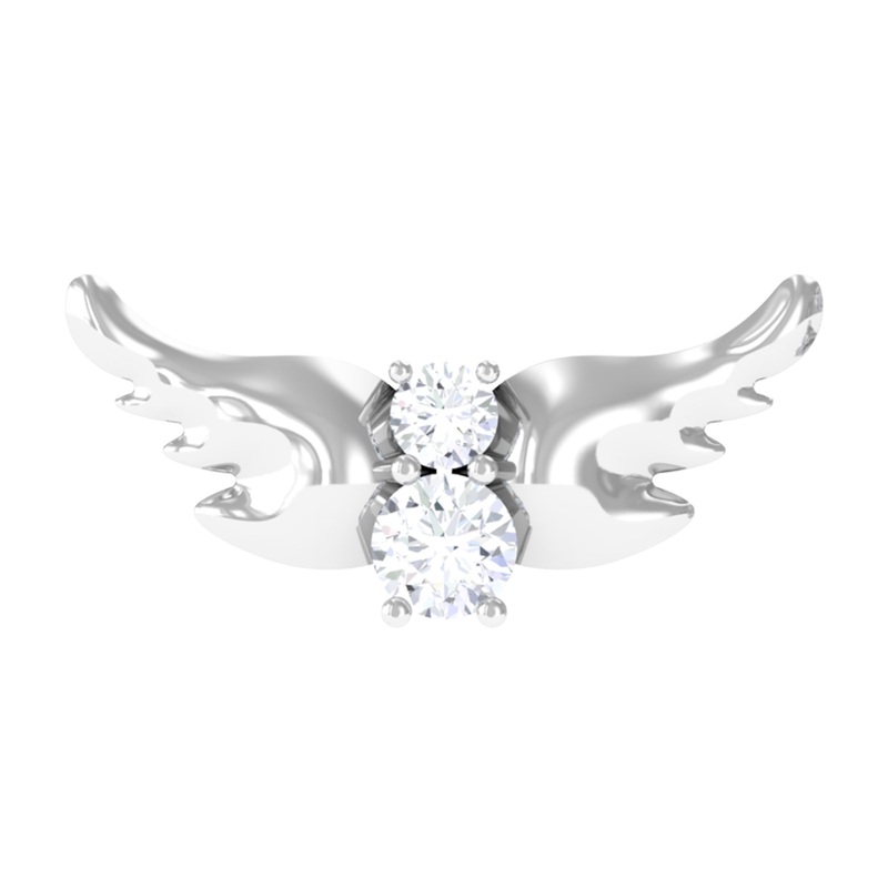 Animal Inspired Diamond Bird Earring for Helix Piercing