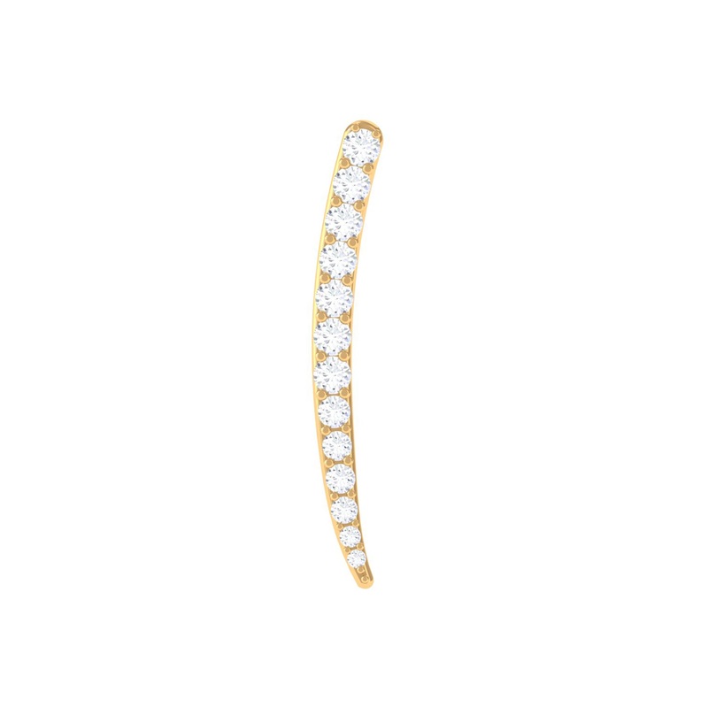Graduated Style Diamond Climber Helix Earring