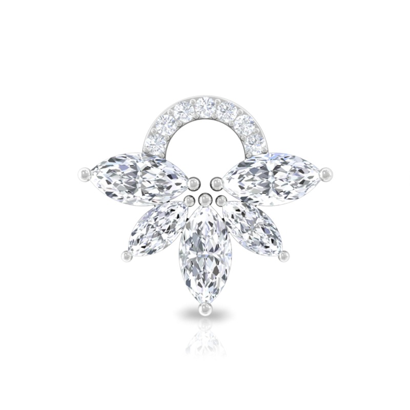Unique Marquise Diamond Cartilage Piercing Earring