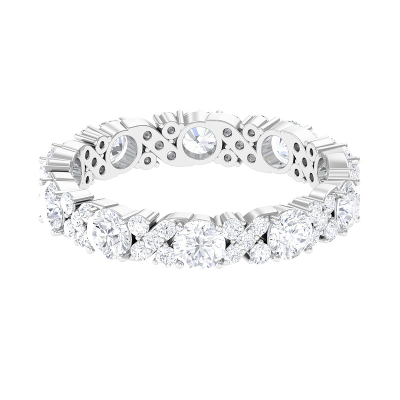 1 CT Elegant Cubic Zirconia Eternity Ring