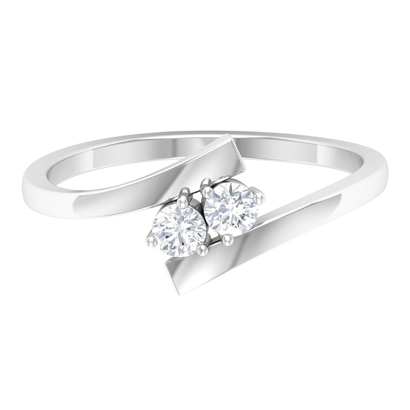 Toi Et Moi Diamond Bypass Promise Ring